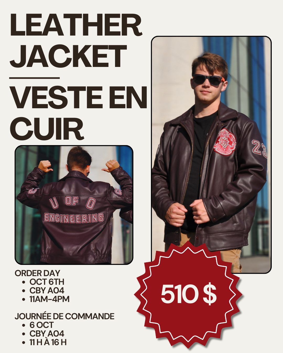 Leather Jacket Fitting