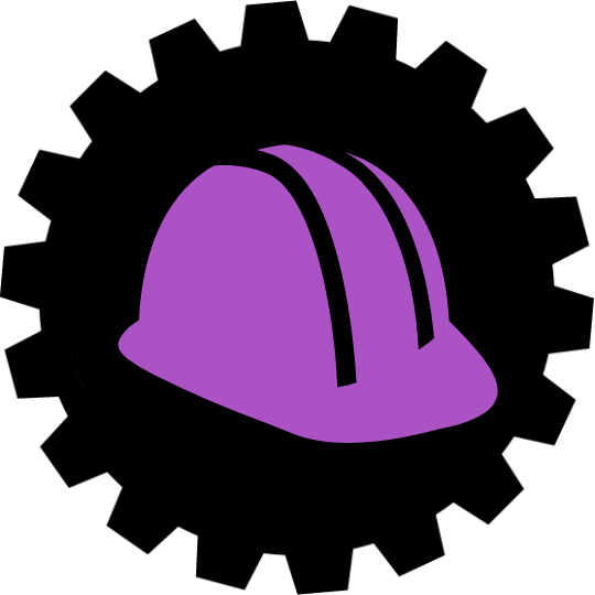 Purple hardhat