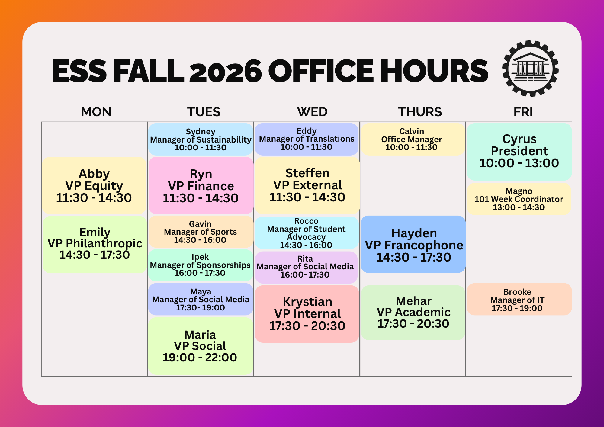 Office Hours
